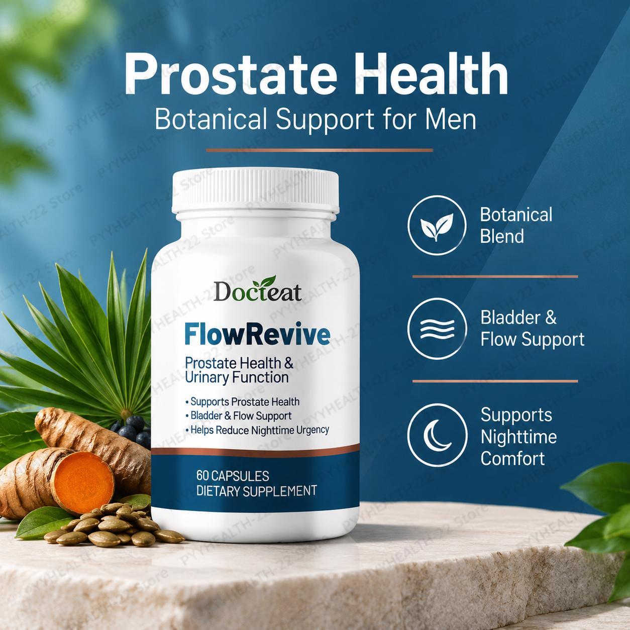 Wellness Quercetin - Prostate Capsules with Quercetin, Curcumin, Saw
