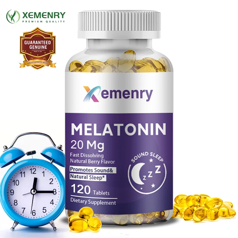 Valerian Root Capsule - Adult Melatonin Softgels Help You Fall