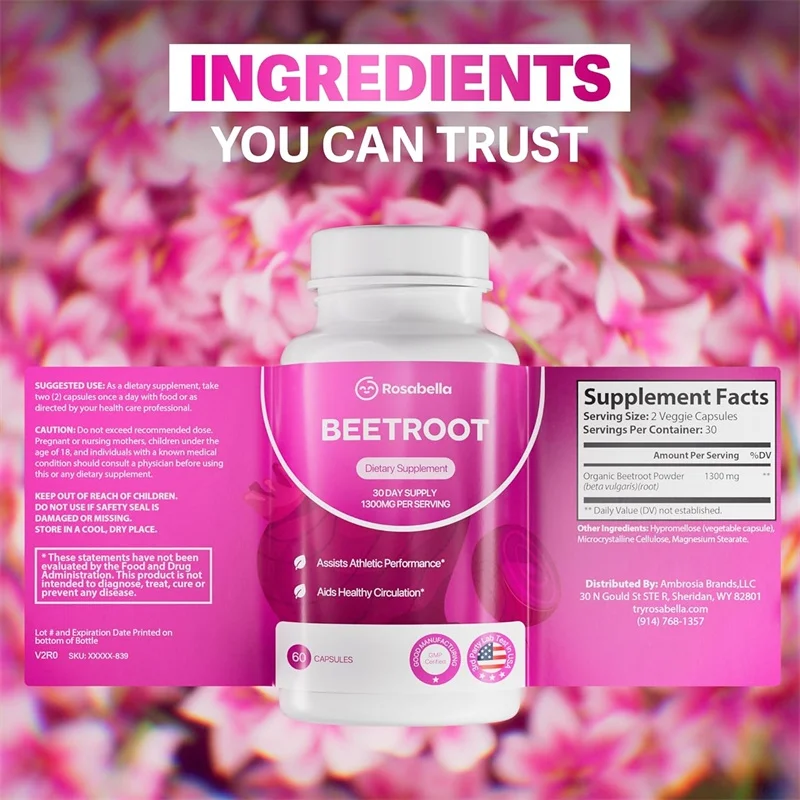 Organic Beetroot - Contains Ni - Valerian Root Capsule 评论和价格