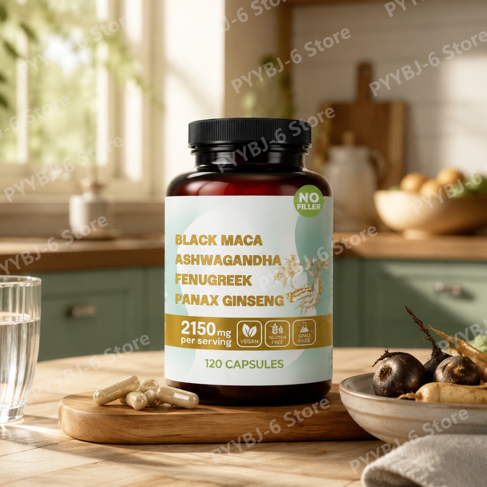 4-in-1 Organic Black Maca Root - Valerian Root Capsule 评论和价格