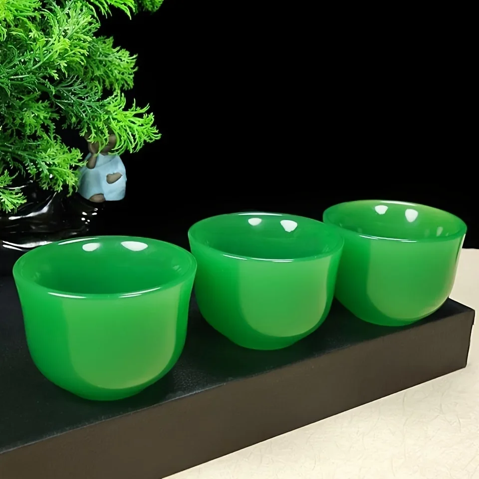 1pc Jade Tea Cup Kung Fu Tea S - Herbal Tea For Wellness 评论和价格