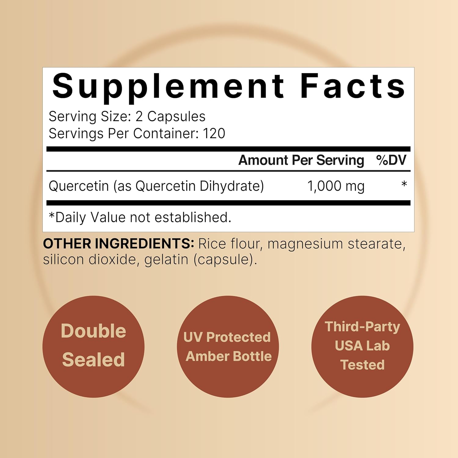 Quercetin Vegetarian Capsule S - Wellness Quercetin 评论和价格
