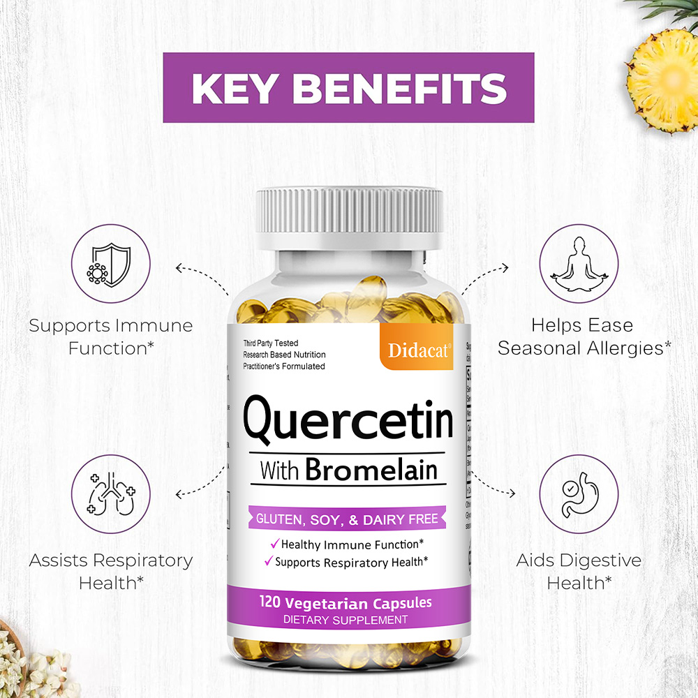 Quercetin & Bromelain Capsules - Wellness Quercetin 评论和价格