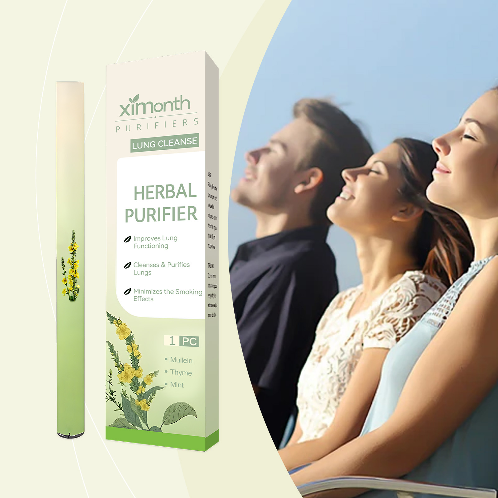 Natural Herbal Breathing Stick - Herbal And Wellness 评论和价格