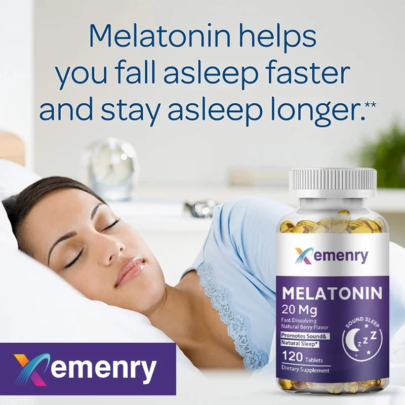Adult Melatonin Softgels Help  - Valerian Root Capsule 评论和价格