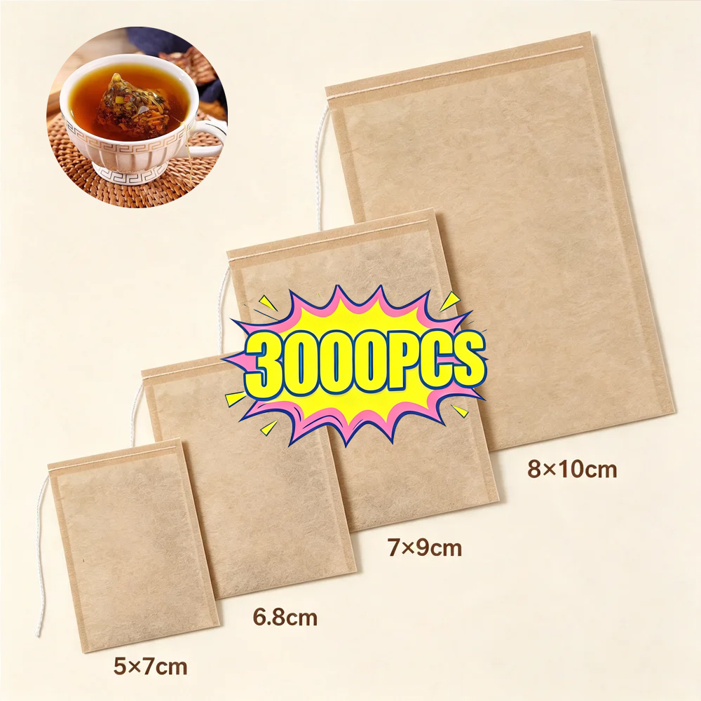 100/3000Pcs Disposable Tea Fil - Herbal Tea For Wellness 评论和价格