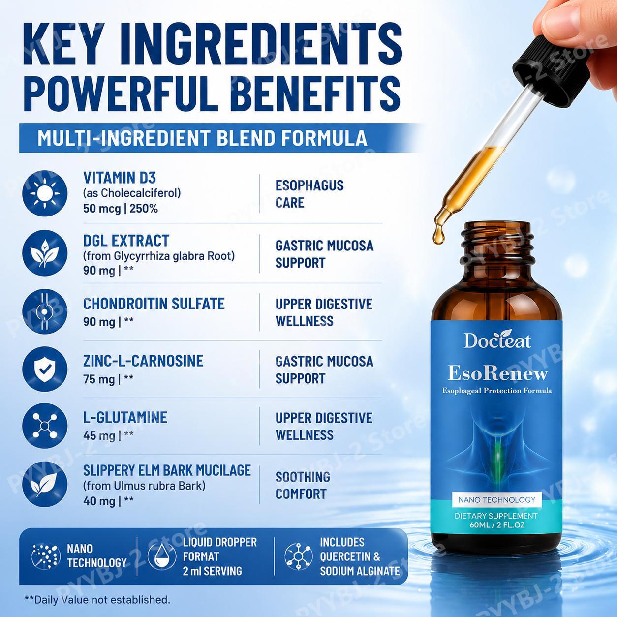 Docteat EsoRenew Esophageal Pr - Wellness Quercetin 评论和价格