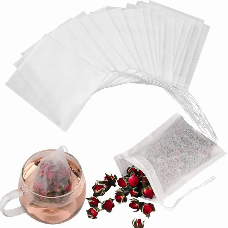 100pcs Disposable Teabags Non- - Herbal Tea For Wellness 评论和价格