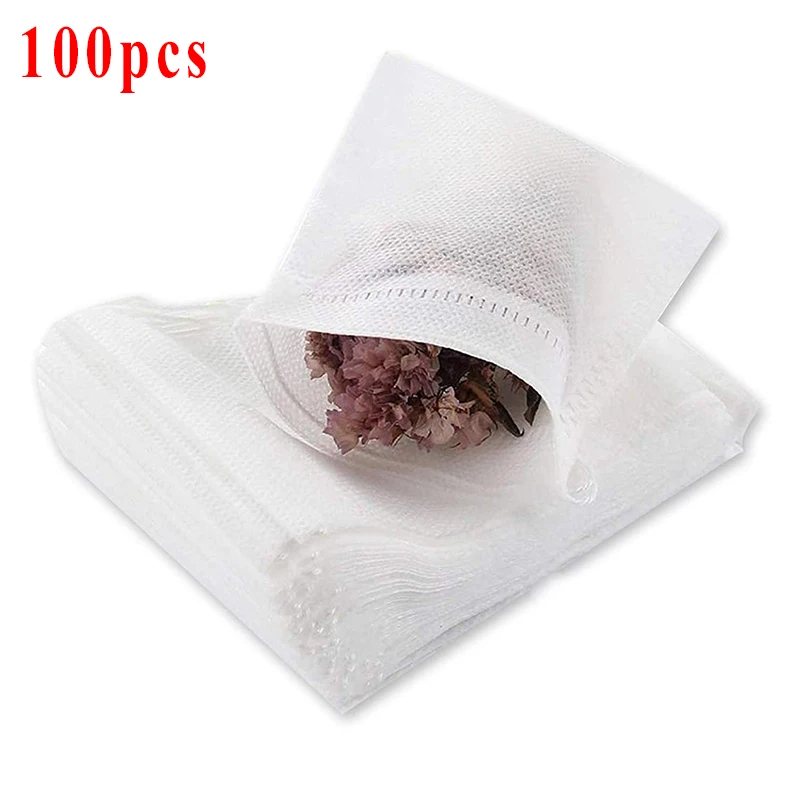 100pcs Disposable Teabags Non- - Herbal Tea For Wellness 评论和价格