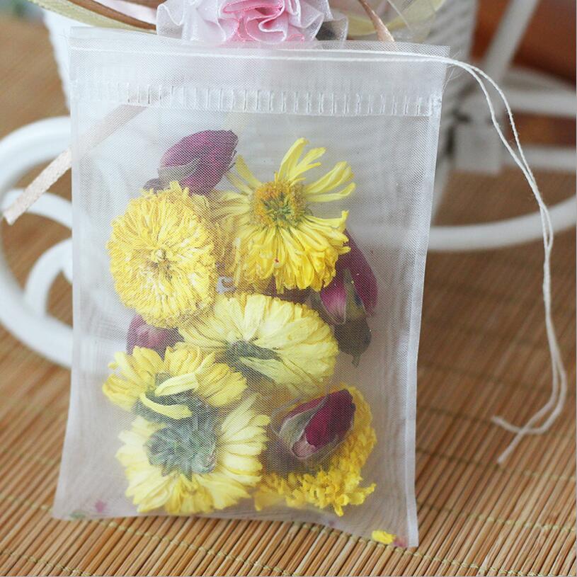 50pcs/lot Empty Tea Bag Nylon  - Herbal Tea For Wellness 评论和价格
