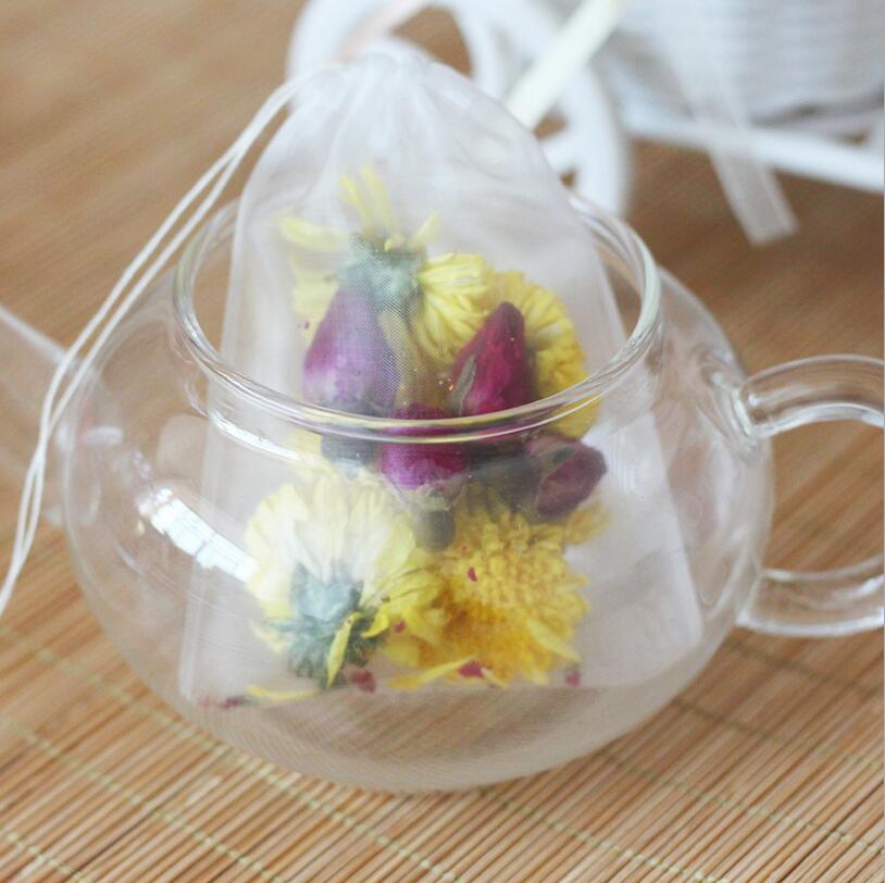 50pcs/lot Empty Tea Bag Nylon  - Herbal Tea For Wellness 评论和价格