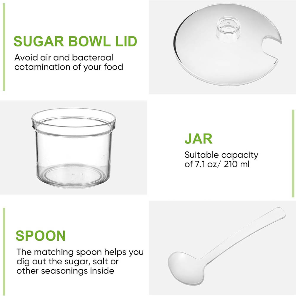 Acrylic Sugar Containers/Clear - Herbal Tea For Wellness 评论和价格